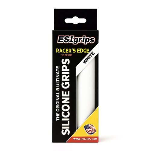 ESI 100% Silicone MTB Grips - Racer's Edge 50g - White