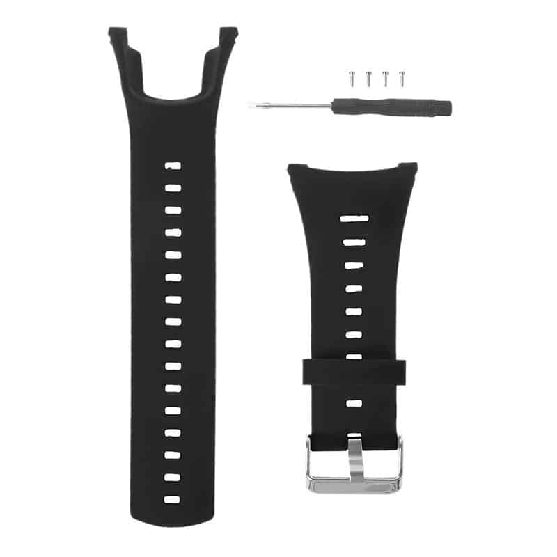KD Silicone Strap for Sunnto Ambit 1/2/3 - Black - Image 1