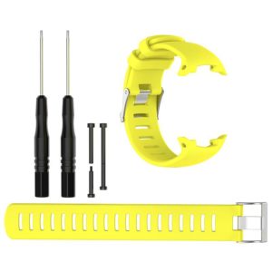 KD Silicone Strap for Suunto D4 D4i Nova - Yellow