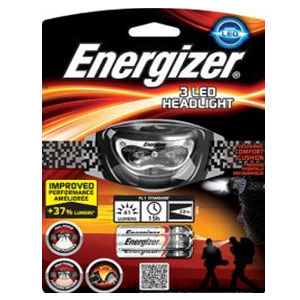 Energizer Advanced Headlight (3 LED) (with 3 x AAA batteries)