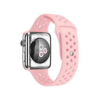 KD Silicone Strap for 38/40MM Apple watch (S/M) – Light Pink