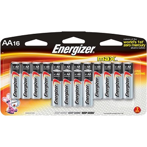 Energizer Max: AA (Pack 16)