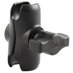 RAM Short Double Socket Arm for 1" Ball Bases (Overall Length: 2.38")