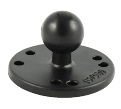RAM 2.5" Round Base with the AMPs Hole Pattern & 1" Ball