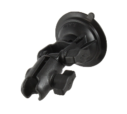 RAM Composite Suction Cup Mount with 3.25" Diameter Twist Lock Base & Single Swivel Socket Arm