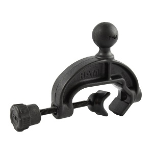 RAM Yoke C-Clamp Base with 1" Rubber Ball