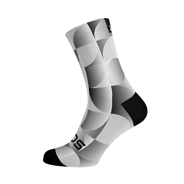 Sox Footwear - Solid Silver Socks - Image 1