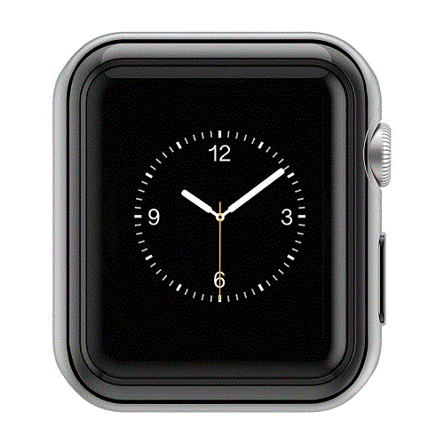KD Protective Frame Case Apple iWatch- (Black) 38mm