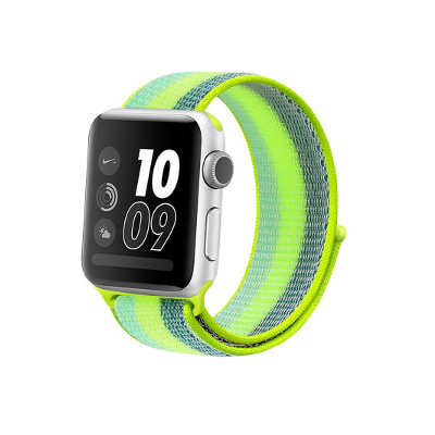 KD Nylon Strap for 42/44mm Apple Watch – Vibrant Yellow