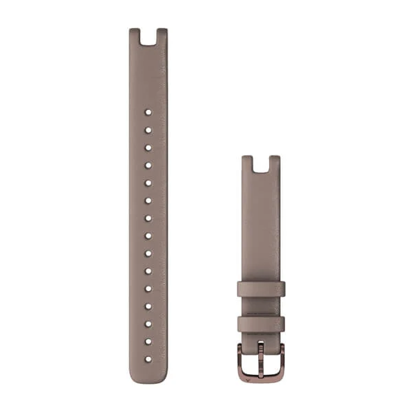 Garmin Lily Paloma Italian Leather  Bands 14 mm - With Dark Bronze Hardware - Image 1
