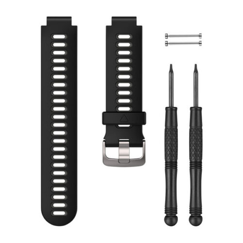 Garmin Replacement FR 735 Silicone Band - Black & Grey