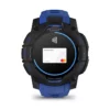 Garmin Instinct 3 45mm AMOLED - Black with Bolt Blue Black Band 11