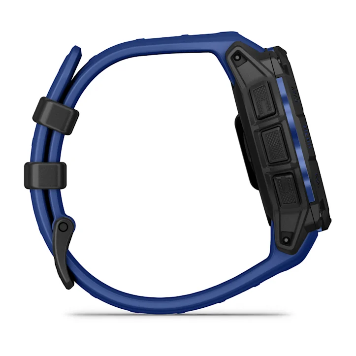 Garmin Instinct 3 45mm AMOLED - Black with Bolt Blue Black Band 4