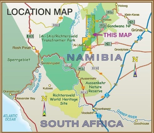 Tracks4Africa - Namibia: Fish River Canyon (Waterproof) (Edition 2.1) - Image 2