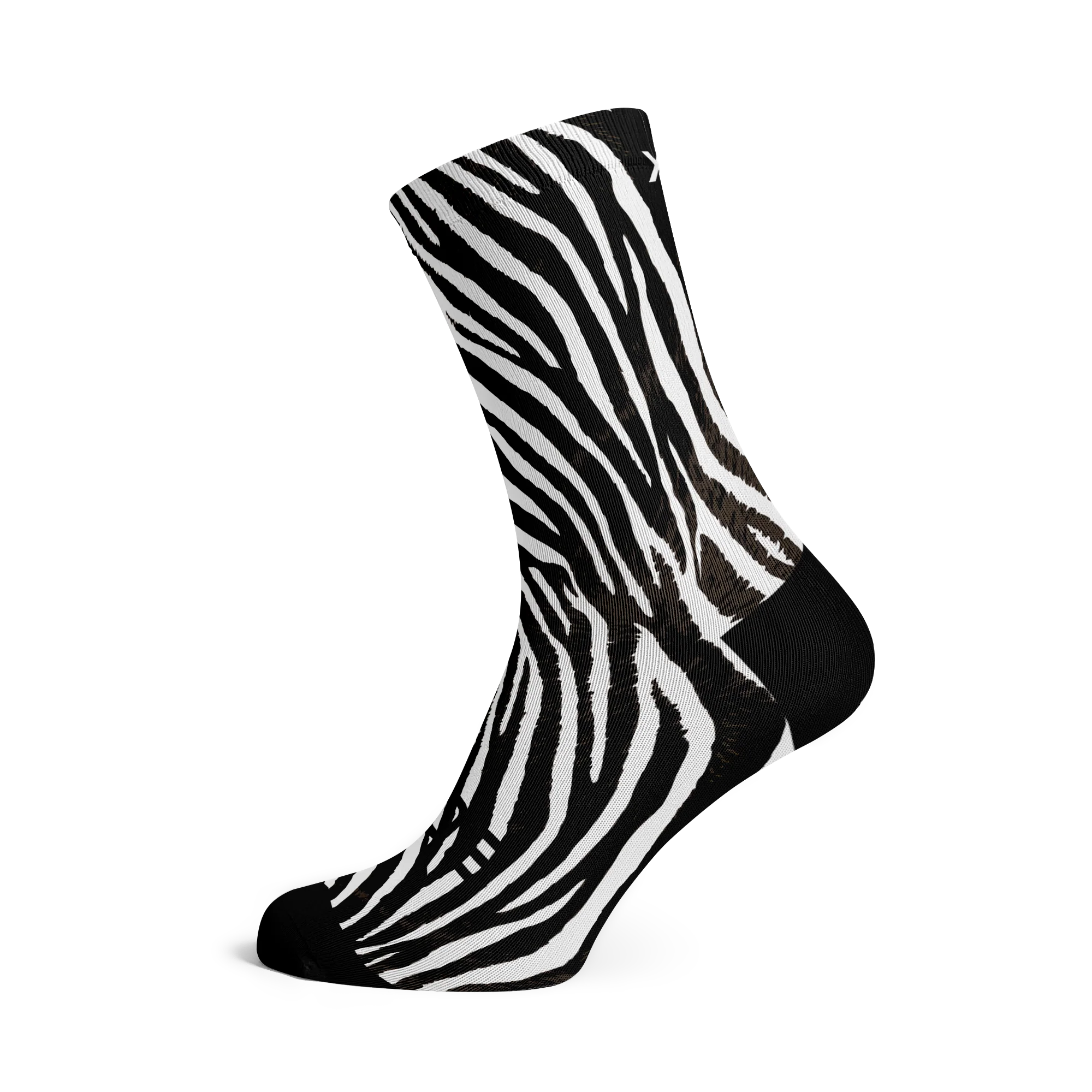 Sox Footwear -Zebra Casual Crew Socks - Image 1