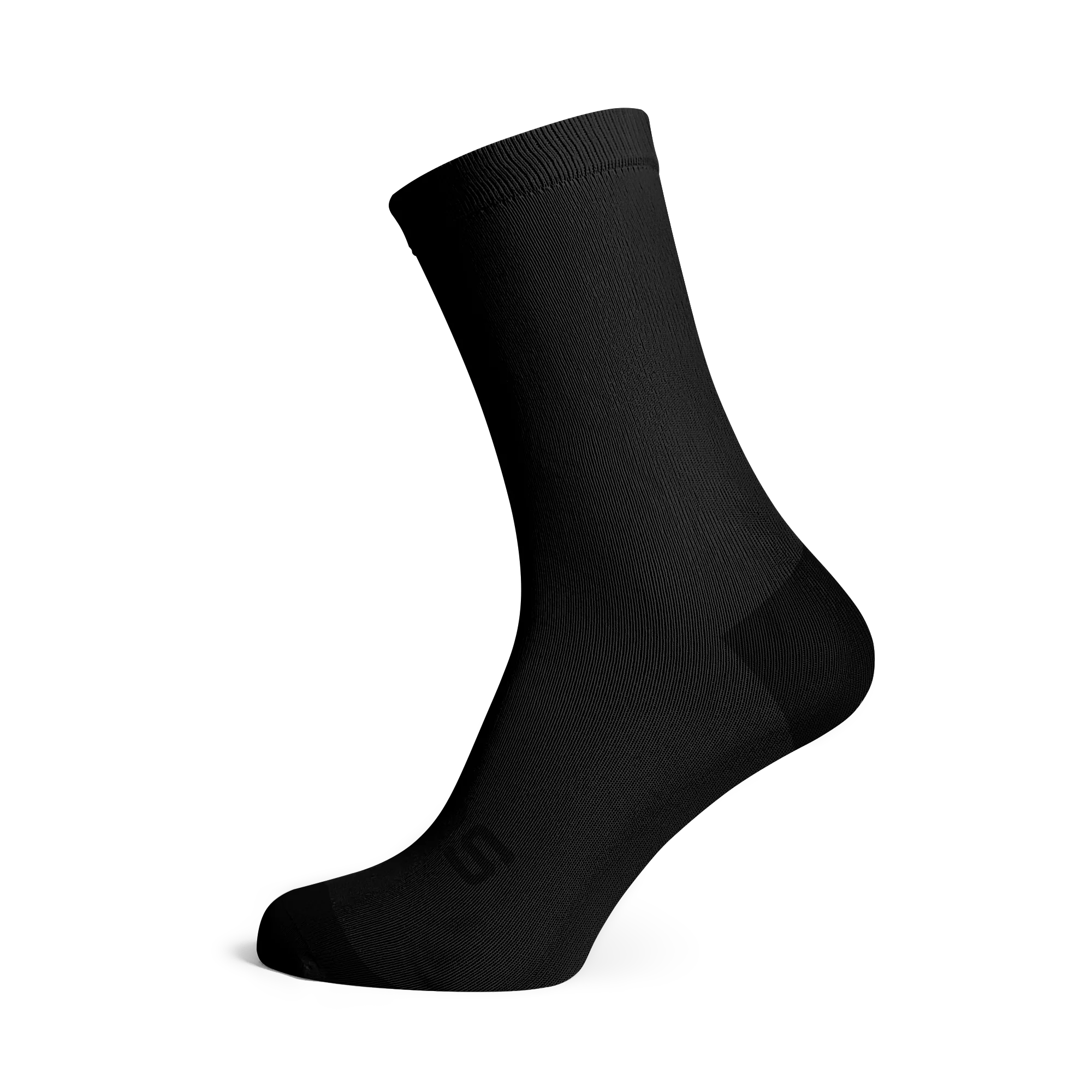 Sox Footwear - Solid Black Casual Crew Socks - Image 1