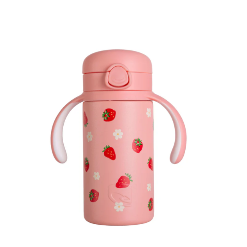 Lizzard Hatchling - Kids Flask 280Ml Printed- Strawberry