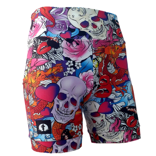 Funky Pants- High Waist Shorts- Ed Hardy