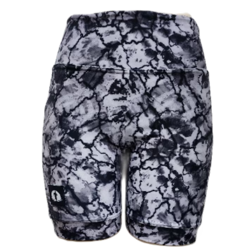Funky Pants- High Waist Shorts- Shattered