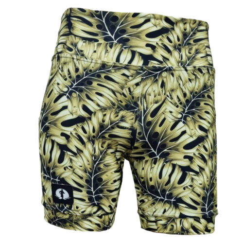 Funky Pants- High Waist Shorts- Tropical night