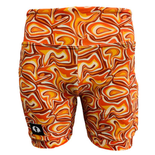 Funky Pants- High Waist Shorts- Twisted Trails