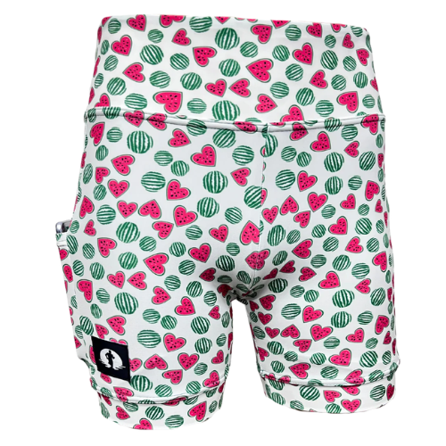 Funky Pants- High Waist Shorts- Watermelon Sugar High