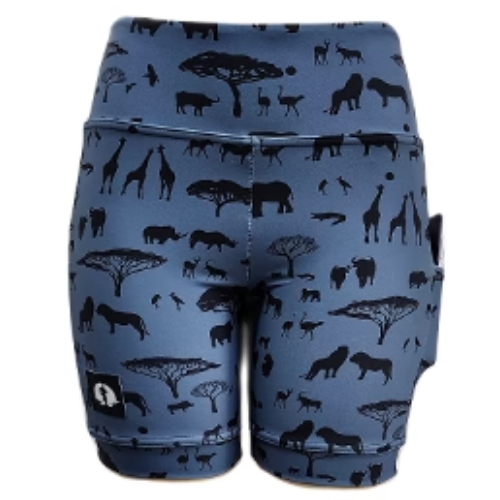 Funky Pants- High Waist Shorts- Africa