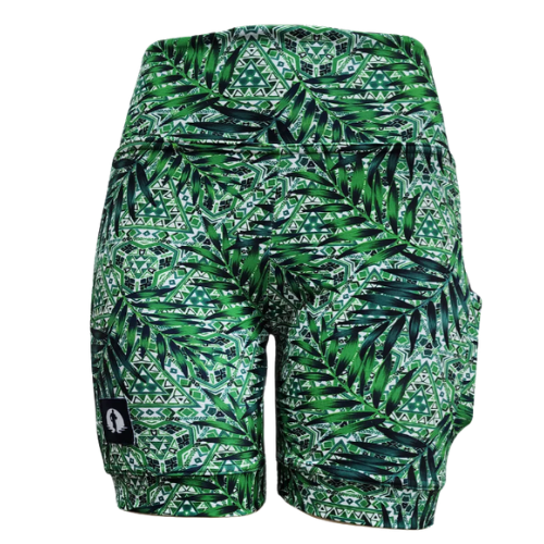 Funky Pants- High Waist Shorts- Bamboo