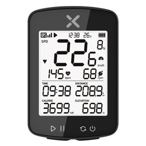 Xoss Computer G+ G2 GPS Kit- Ryder Innovation Tag Outfront Mount