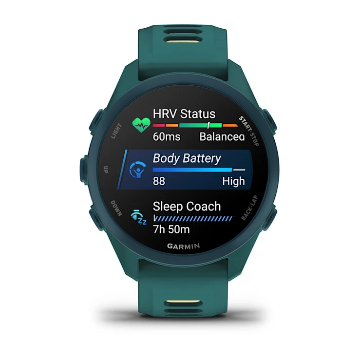 Garmin Forerunner® 170 Music Teal Green - Image 6