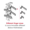 RAM® Finger-Grip™ Universal Mount with RAM® Twist-Lock™ Suction Cup - Thumbnail Image 3