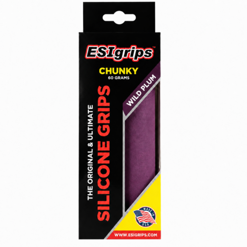 ESI 100% Silicone MTB Grips - Chunky 60g - Wild Plum
