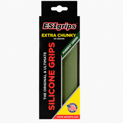 ESI 100% Silicone MTB Grips - Extra Chunky 80g - Forest Green