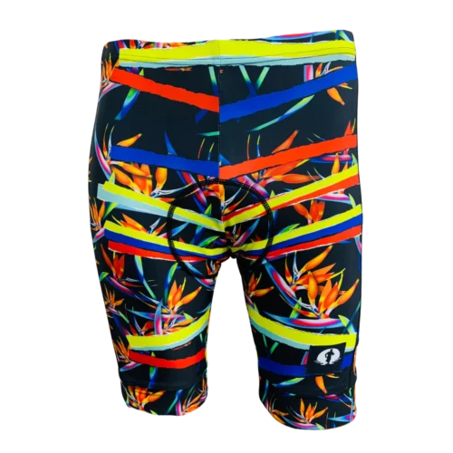 Funky Pants- Cycling Shorts - Strelitzia Stripes