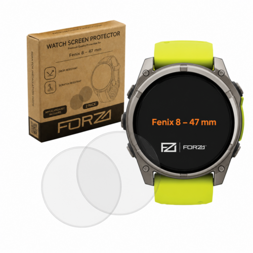 FORZA Screen Protector for Garmin Fenix 8- 47mm (2 Pack)