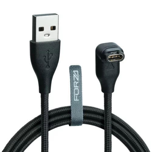 FORZA USB 90 Degree Braided Charging Cable for Garmin Watch