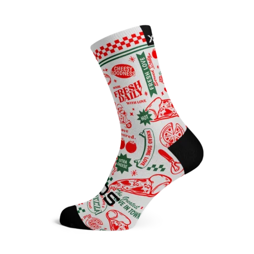 Sox Footwear- Pizza My Heart Crew Socks