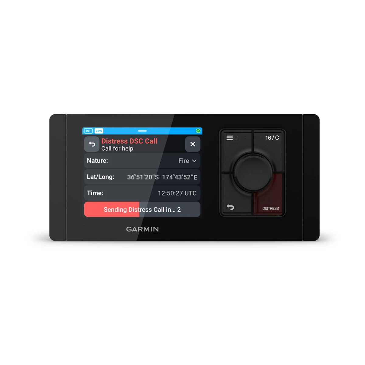 SIGNAL RM 100 - 6 Garmin Signal RM 100 Marine VHF Radio - Sending Distress Call