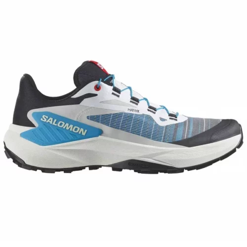 Salomon - Mens Trail Running Shoes - Genesis - White/Blue