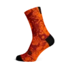 Sox Footwear- Neon Slide Orange Crew Socks