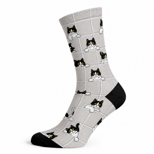 Sox Footwear- Peekaboo Paws Crew Socks