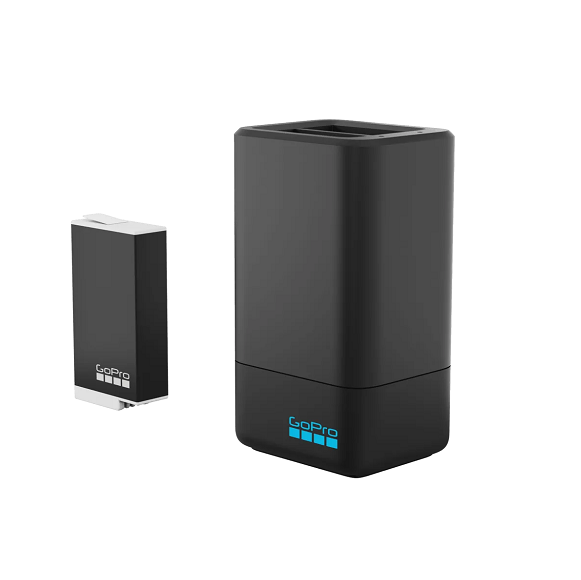 GoPro Max dual battery charger + Enduro battery - Image 1