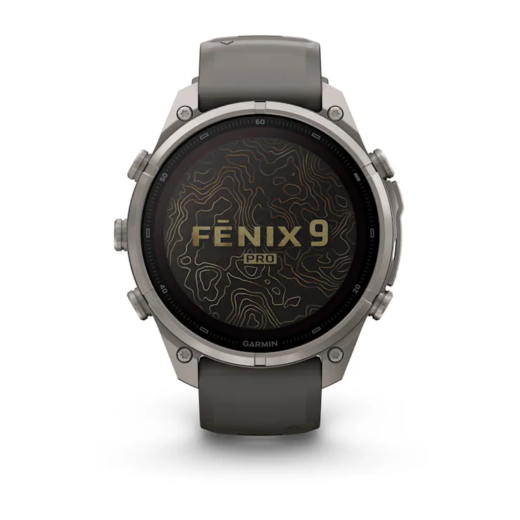 Garmin fēnix® 9 Pro LTE Solar Titanium/ Pebble Grey - 47mm - Image 2