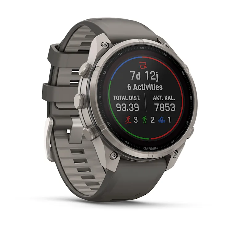 Garmin fēnix® 9 Pro LTE Solar Titanium/ Pebble Grey - 47mm - Image 3