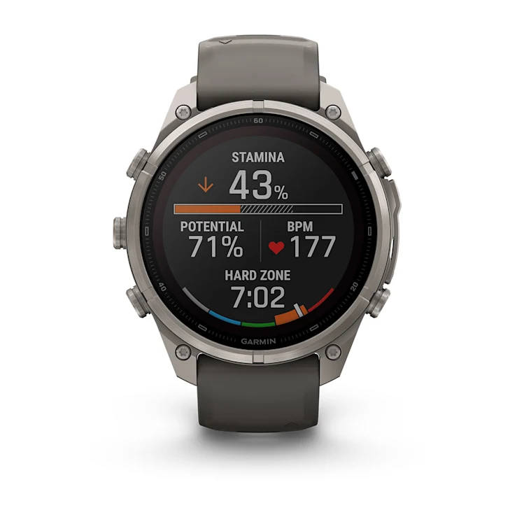 Garmin fēnix® 9 Pro LTE Solar Titanium/ Pebble Grey - 47mm - Image 6