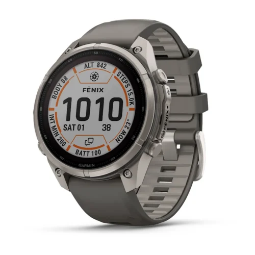 Garmin fēnix® 9 Pro LTE Solar Titanium/ Pebble Grey - 47mm