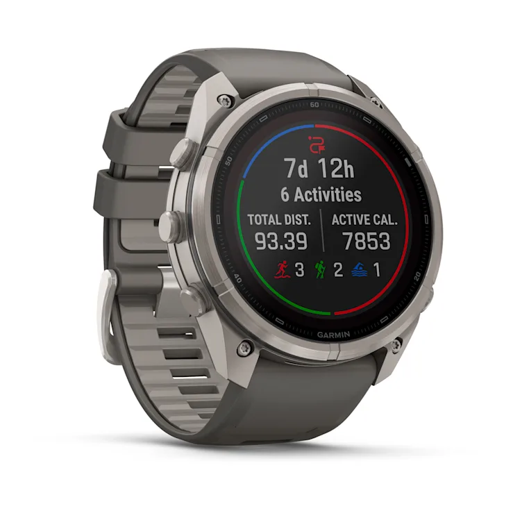 Garmin fēnix® 9 Pro LTE Solar Titanium/ Pebble Grey - 51mm - Image 2