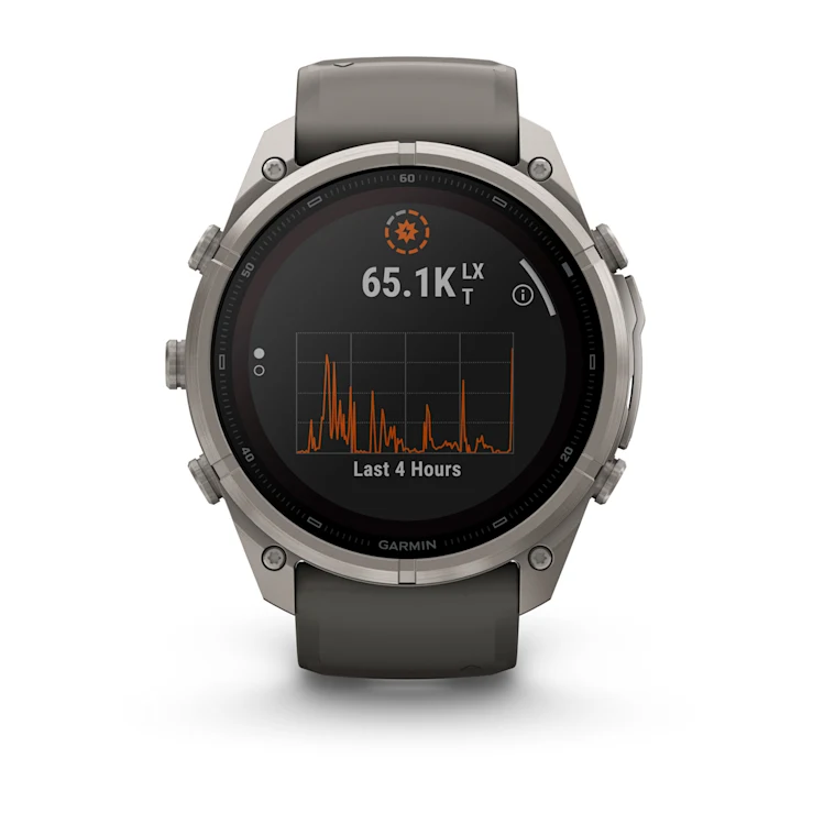 Garmin fēnix® 9 Pro LTE Solar Titanium/ Pebble Grey - 51mm - Image 3