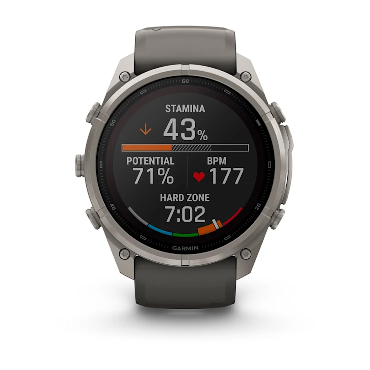 Garmin fēnix® 9 Pro LTE Solar Titanium/ Pebble Grey - 51mm - Image 5