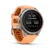 Garmin fēnix® 9 Pro LTE- Orange Silicone Band - 43mm - Thumbnail Image 3